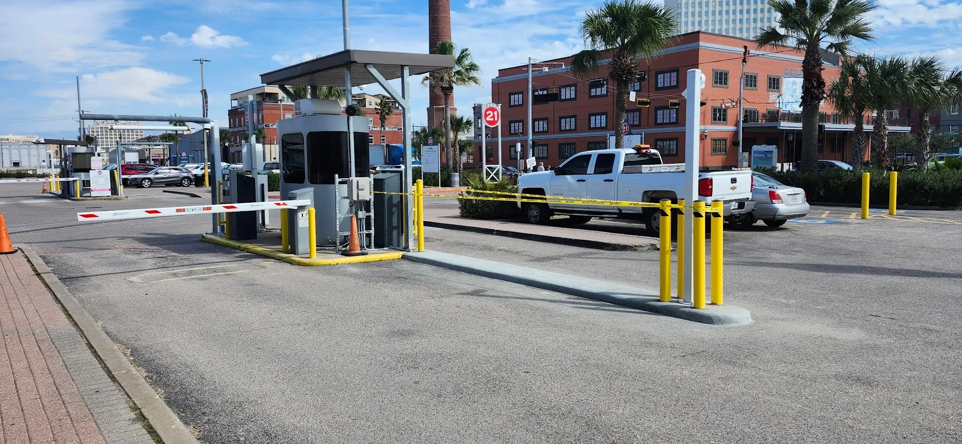 Parking barrier arm install